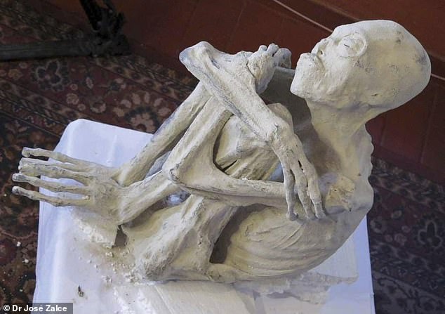 The team has released a new analysis detailing how two of the mummies, known as Maria (pictured) and Montserrat, may have died more than 1,200 years ago.