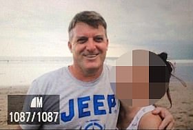 David Beattie, pictured with his daughter, has now rebuilt his life in western Australia