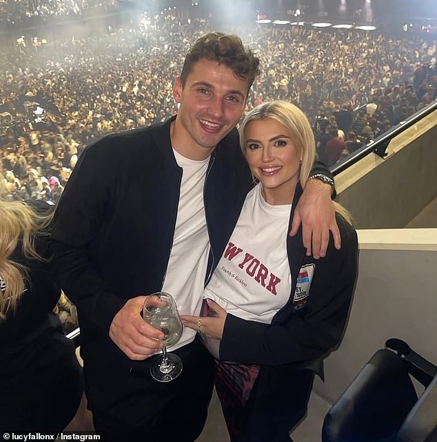 The 27-year-old has been in a relationship with Coronation Street star Lucy Fallon since 2020