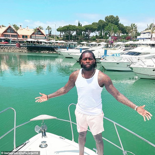 Former Arsenal striker Jay Emmanuel-Thomas has pleaded guilty to importing class B drugs into the UK