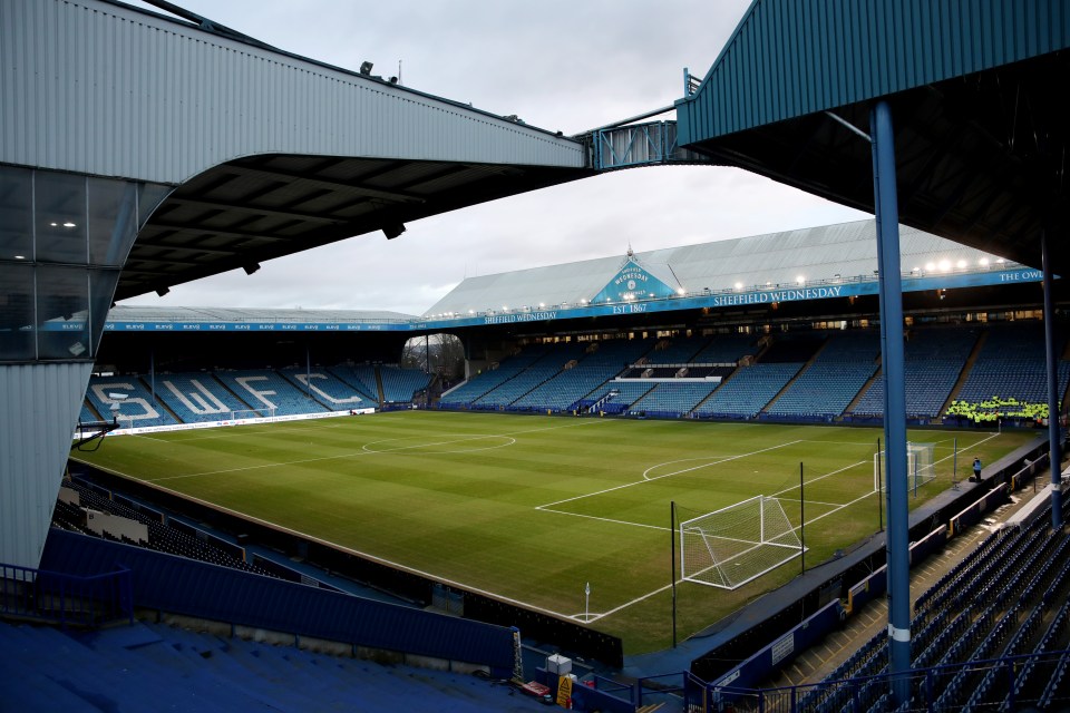 General view of Hillsborough Stadium before a soccer match.
