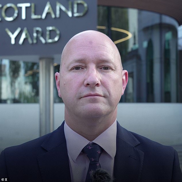 Pictured: Commander Dominic Murphy, Head of the Met's Counter Terrorism Command