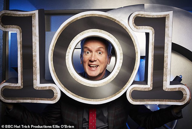 Room 101 then returned with in 2012 with Frank, pictured, until it was axed in 2018 after 24 years