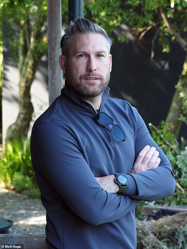 More than a year after a court ordered Donna Ida Thornton's company to pay Keith Elliott, 43, (pictured) £273,000 over his construction firm¿s unpaid invoices for its work to help create a boutique hotel and living space at her home, the father of two says he is yet to receive a penny