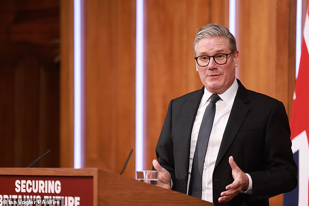 Keir Starmer was likened to Enoch Powell yesterday after he warned mass immigration risks making Britain an 'island of strangers'