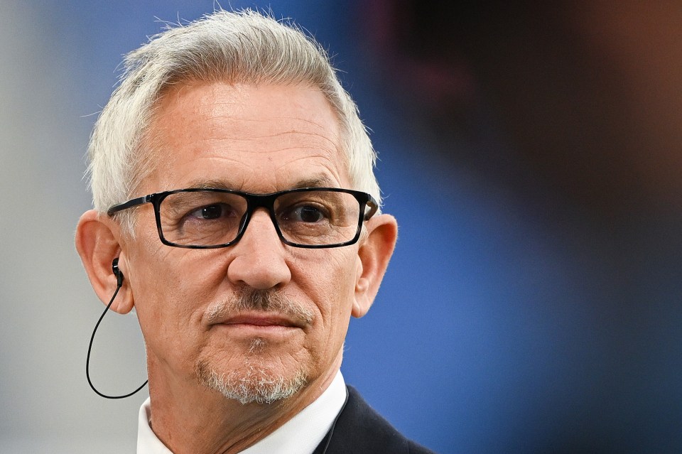 Gary Lineker presenting for LaLigaTV.