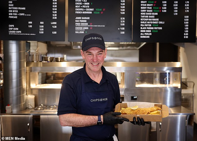Dan Edwards, owner of Chips @ No 8 in Prestwich, has defended the company's price rises