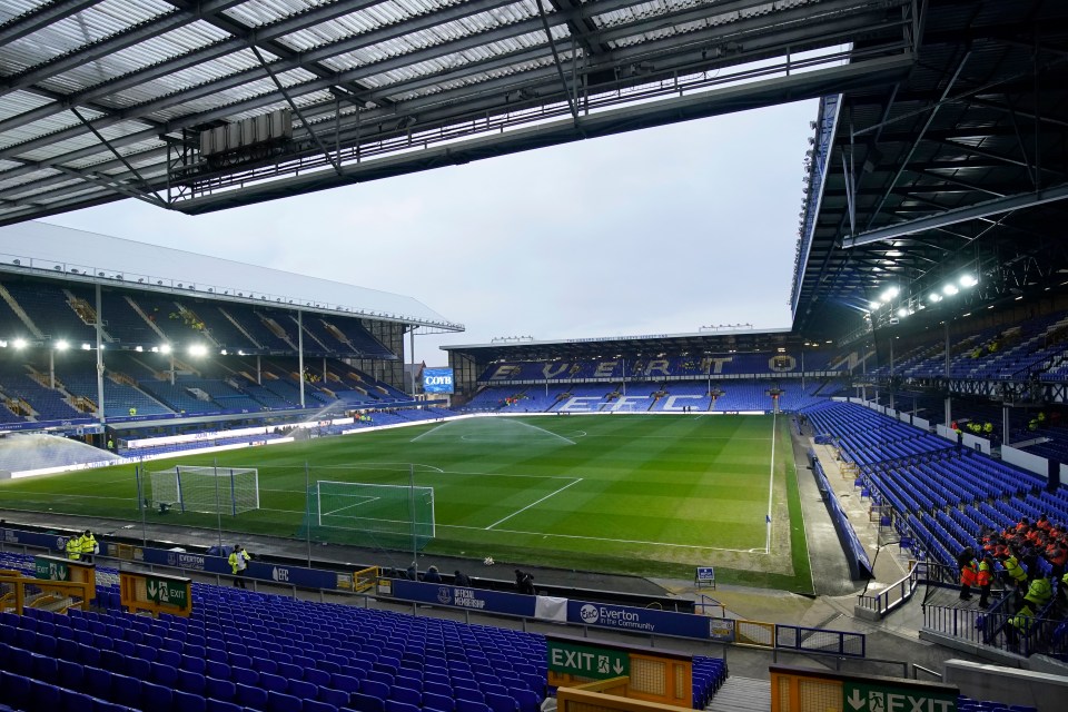 Goodison Park stadium.