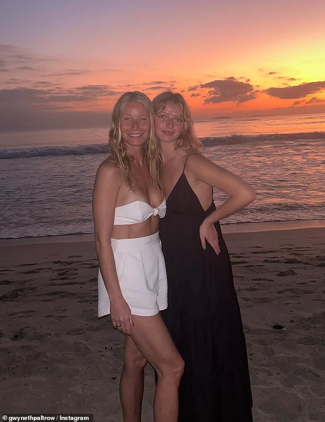 'She [Apple] still has another year of college, so, you know, I'm like right, soak it in, and you know, it goes really fast,' Paltrow added