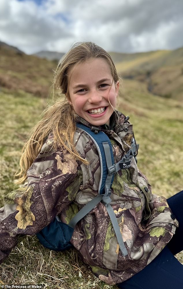 The Princess of Wales took the photo of her daughter Princess Charlotte, now 10, in Cumbria