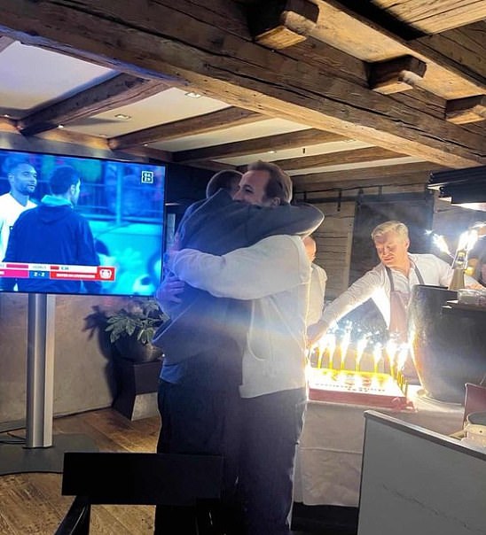 The England captain hugged long-time friend and former Spurs team-mate Eric Dier, who also hs his first trophy