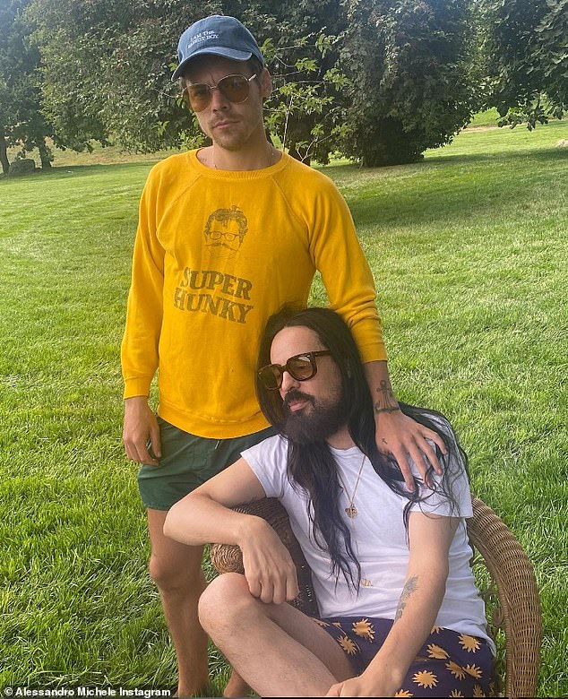 His residence in the town soon became public knowledge after his friend and stylist Alessandro Michele, who also lives in the historic town, shared a snap of the two together