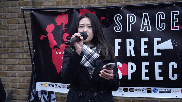 Carmen Lau, 30, a former politician who fled her native Hong Kong five years ago, joined 3,000 others at a rally in February against plans to build the 5.5-acre complex near Tower Bridge