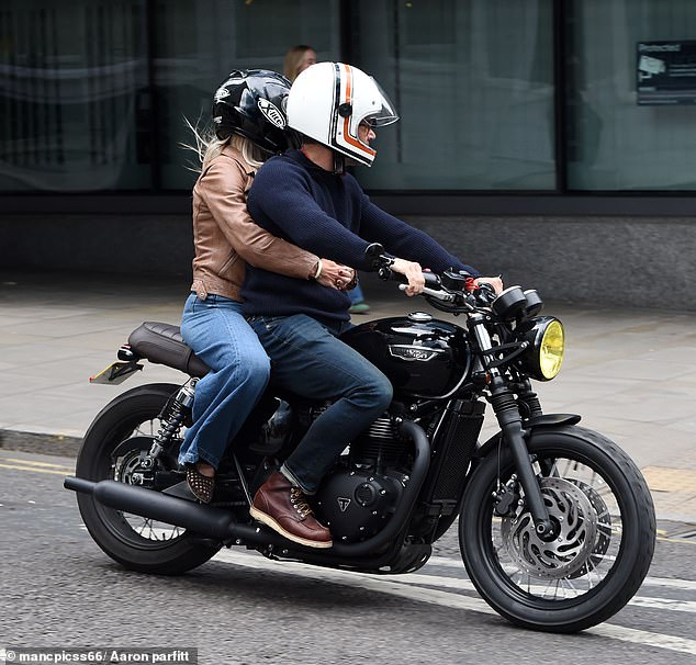 Helen Skelton and Gethin Jones go public! The beaming presenter wrapped her arms around the Blue Peter co-host as they headed for a breakfast date in Manchester on Thursday