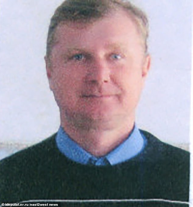 Pictured: Javelin coach Vladimir Miroshnichenko, 51, who is said to have turned away from his students at the time of the fatal accident