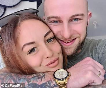 Beth Martin, 28, from Portsmouth, was rushed to hospital after she became 'delirious' just one day into a dream trip away with her husband Luke and two children, aged eight and five
