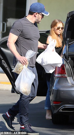 Ben and Christine pictured together about in 2015