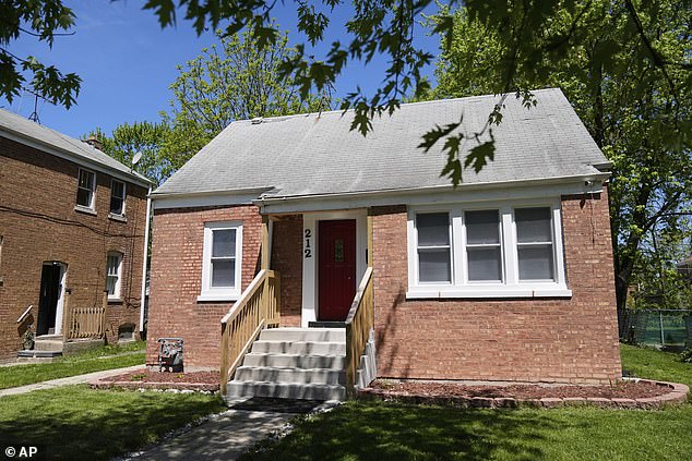 Pictured: the newly elected Pope's modest three-bedroom childhood home in Dolton, Chicago. The bungalow had been put on the market for $245,957 (£184,000) on May 5 but was immediately removed once Cardinal Robert Prevost, 69, was appointed Pope Leo XIV