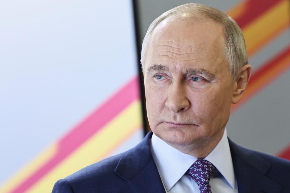 Vladimir Putin at the Victory Museum in Moscow.
