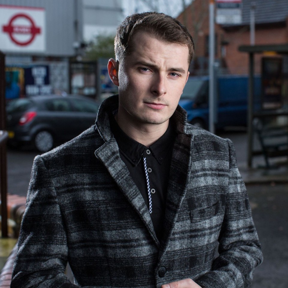 Max Bowden in Albert Square, Eastenders.