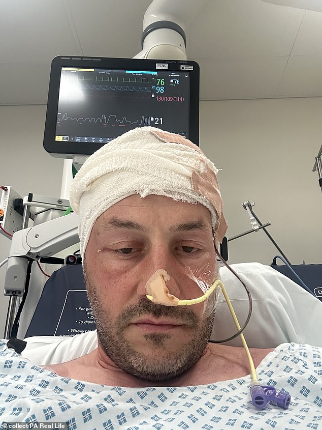 Mr Wade initially ignored his symptoms, putting them down to overworking and drinking