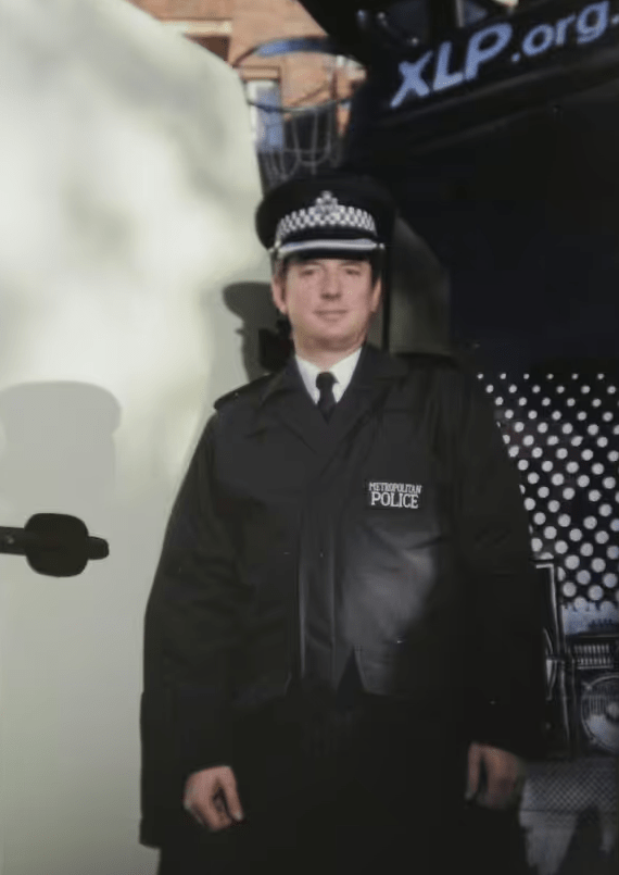 Metropolitan Police officer in uniform.