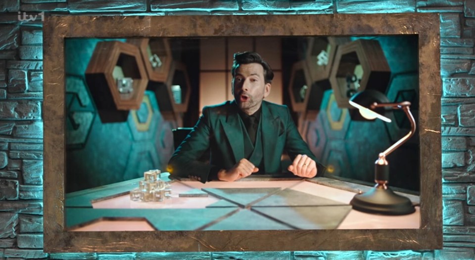 David Tennant hosting the game show, Genius Game.