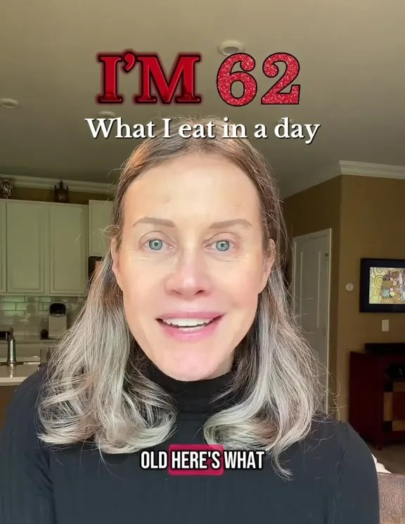 A 62-year-old woman describing what she eats in a day.