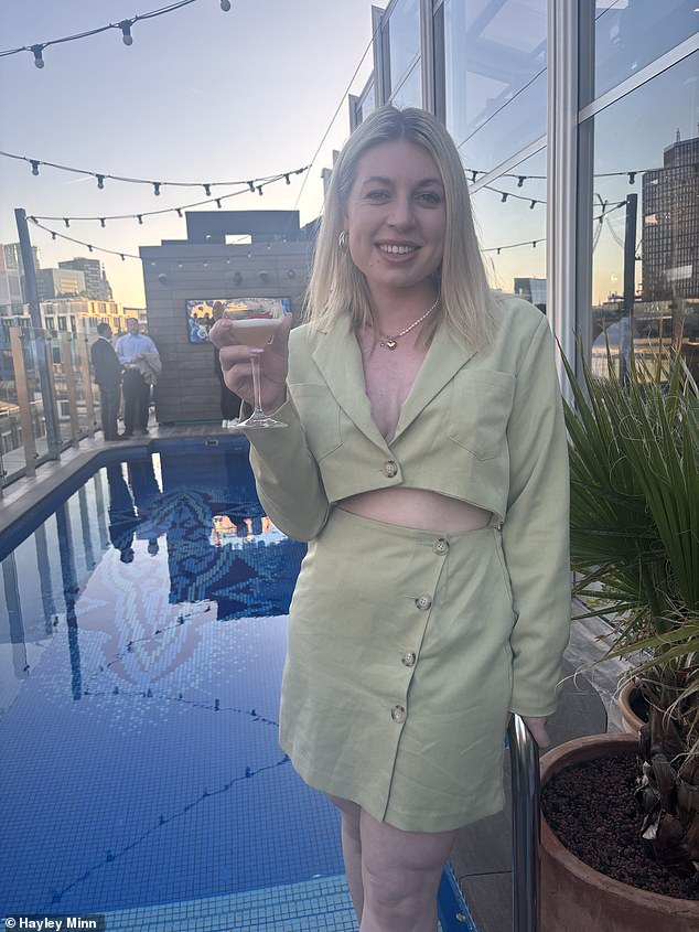 MailOnline's deputy travel editor, Hayley Minn (pictured at the new Virgin Hotel Shoreditch) reveals what she packed for a trip to Basel for Eurovision this weekend