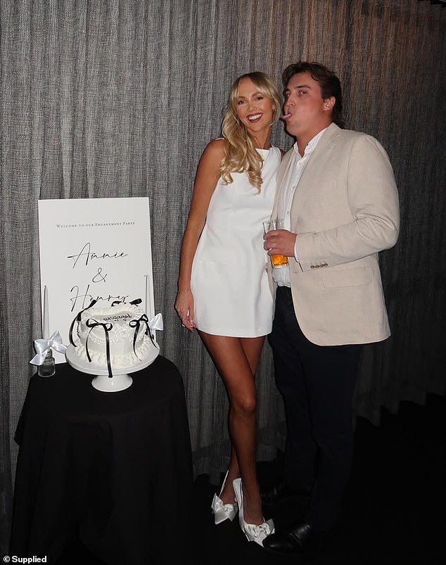 Annie Knight hosted a lavish $10,000 party last week to celebrate her engagement to fiancé Henry Brayshaw