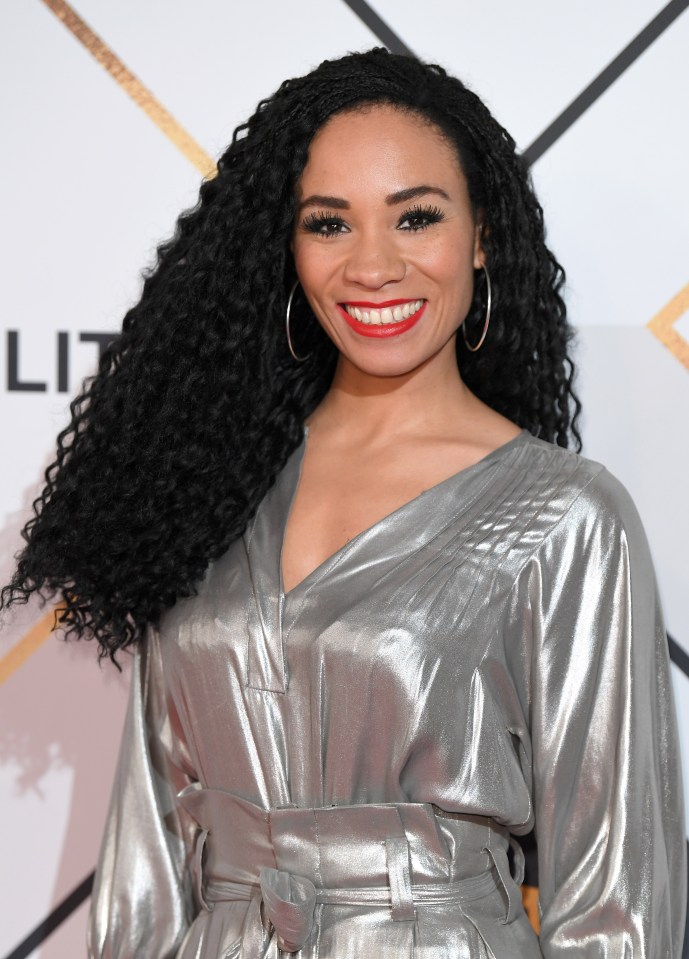 Michelle Ackerley at the 2018 BBC Sports Personality of the Year.