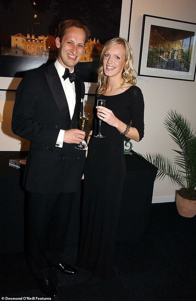 The Mail on Sunday has discovered that Harry, 40, appears to have been looking for John and Georgina Vaughan, (pictured) thought to be old friends