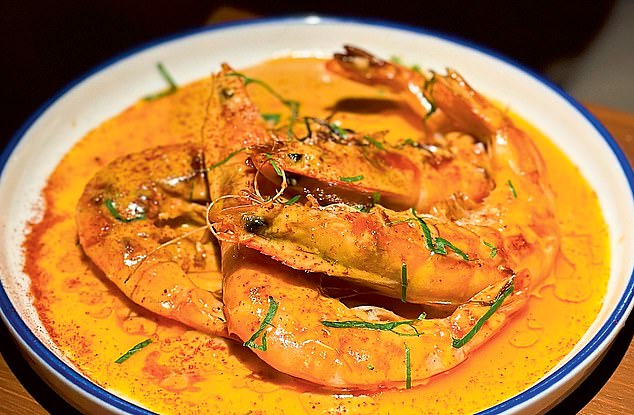 ‘Pert and sweet’: king prawns in garlic butter and a bisque sauce