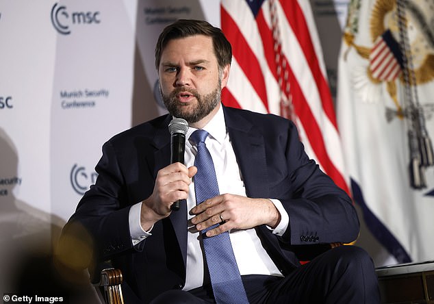 US vice president JD Vance (pictured) has accused Russia of 'asking for too much' to end its invasion of Ukraine