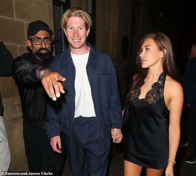 Kevin De Bruyne threw a farewell party for his Manchester City team-mates on Wednesday