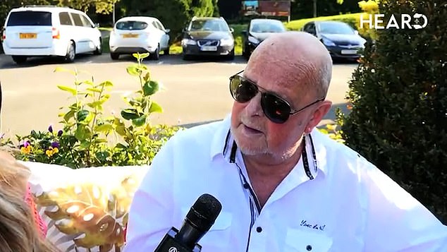 James Whale admitted he will be 'exceptionally lucky to make it to Christmas ' as he celebrated his 74th birthday with friends and family at the weekend