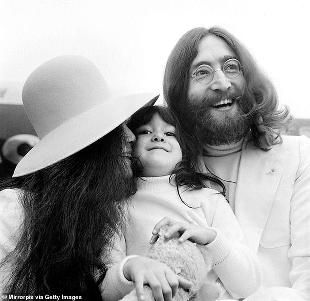 Kyoko was just eight years old when she had last seen her mother. That was the year she was snatched by her father who kidnapped her amid a bitter custody battle and hid her away in the vastness of rural America. (Kyoko is pictured with mother Yoko Ono and stepfather John Lennon)