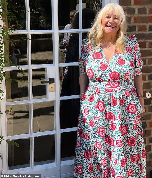 Judy Finnigan has lost two stone and overhauled her health after she 'nearly died' from a ruptured stomach ulcer (pictured last week)