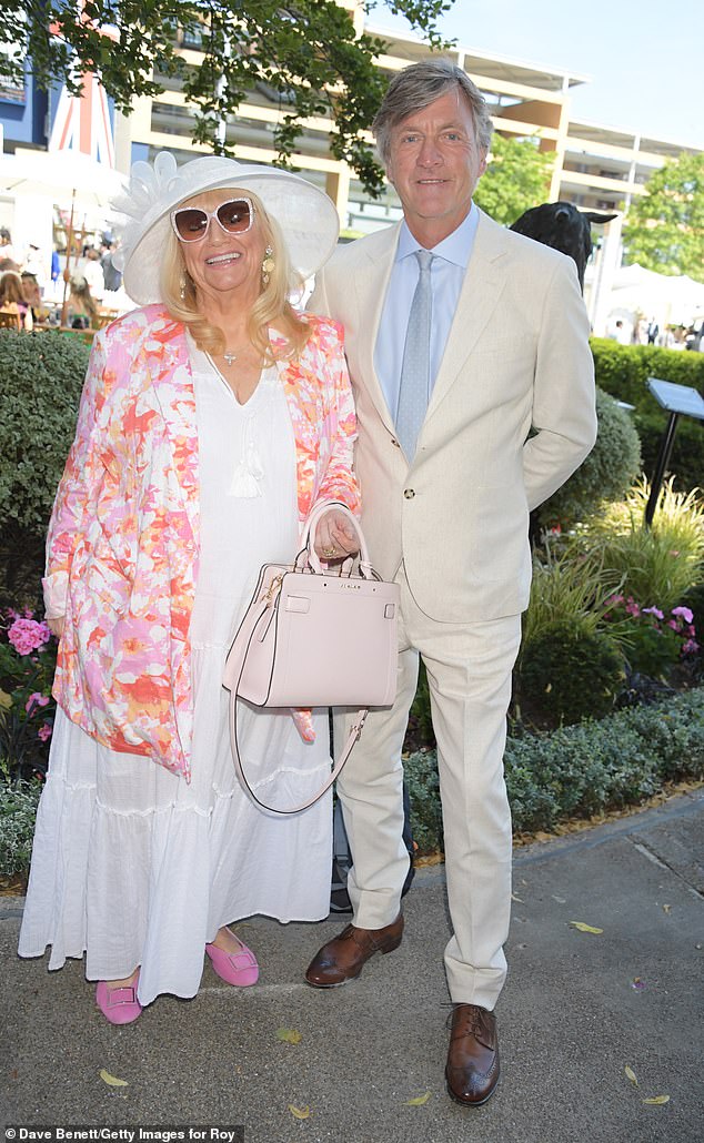 Chloe put Judy on a revised programme of eating and exercising, which saw her drop two stone (pictured in 2022 with her husband Richard Madeley)