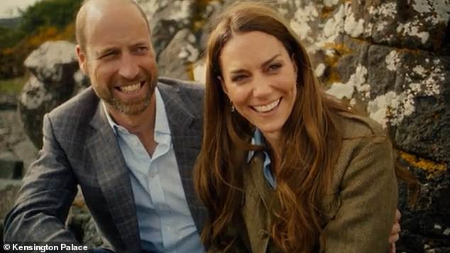 The Prince and Princess of Wales in 'Spring', a three-minute film narrated by Catherine