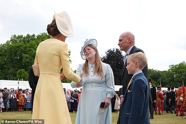 The Prince and Princess of Wales today met the parents of Liz Hatton, the teenage photographer who captured the hearts of the nation with her brave cancer fight