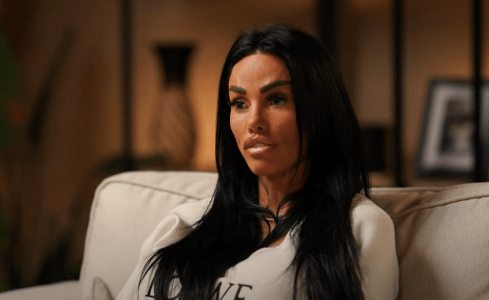 Katie Price in an interview.