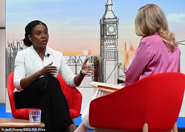 Kemi Badenoch told the BBC's Sunday With Laura Kuenssberg programme her party is 'working on a plan' to return to government