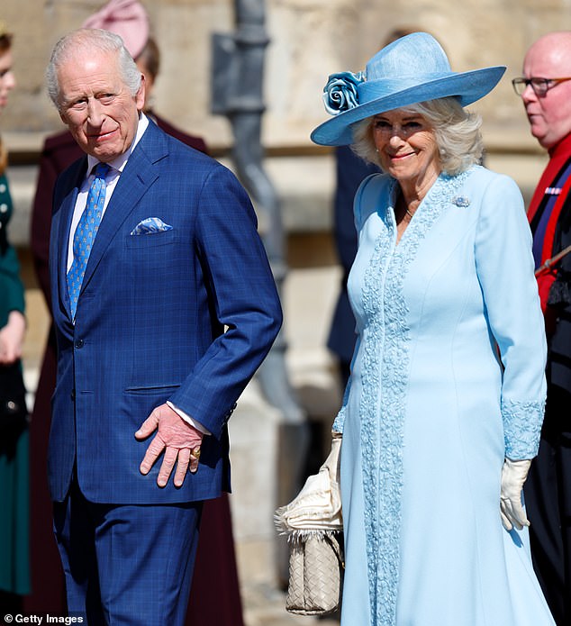 King Charles and Queen Camilla (pictured) have marked Israel's Independence Day by sending their 'thoughts and prayers' to Hamas hostages held in Gaza