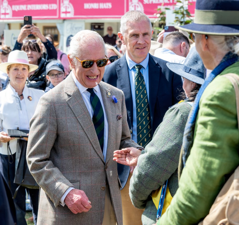 King Charles at the Royal Windsor Horse Show.