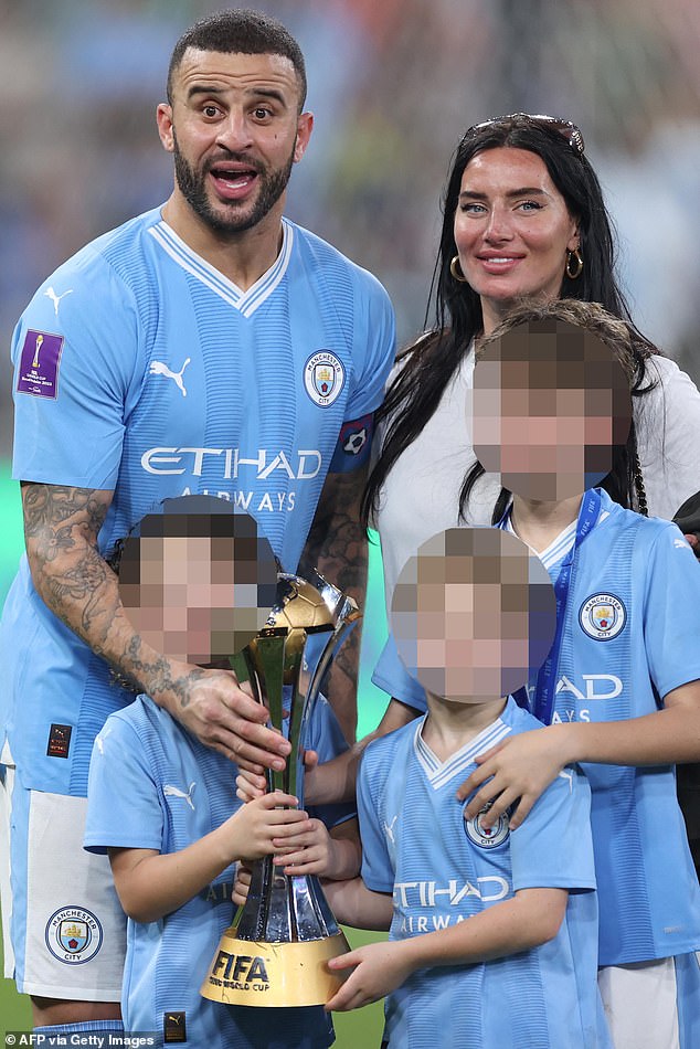 Walker moved from Man City in January as he looked to save his marriage with Annie Kilner
