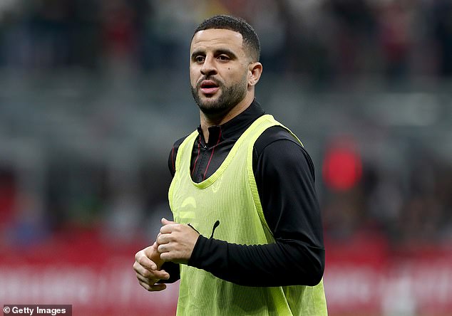 Kyle Walker's (pictured) relationship with wife Annie Kliner is 'as bad as it's ever been', as the England international ponders his next move following an unsuccessful spell at AC Milan