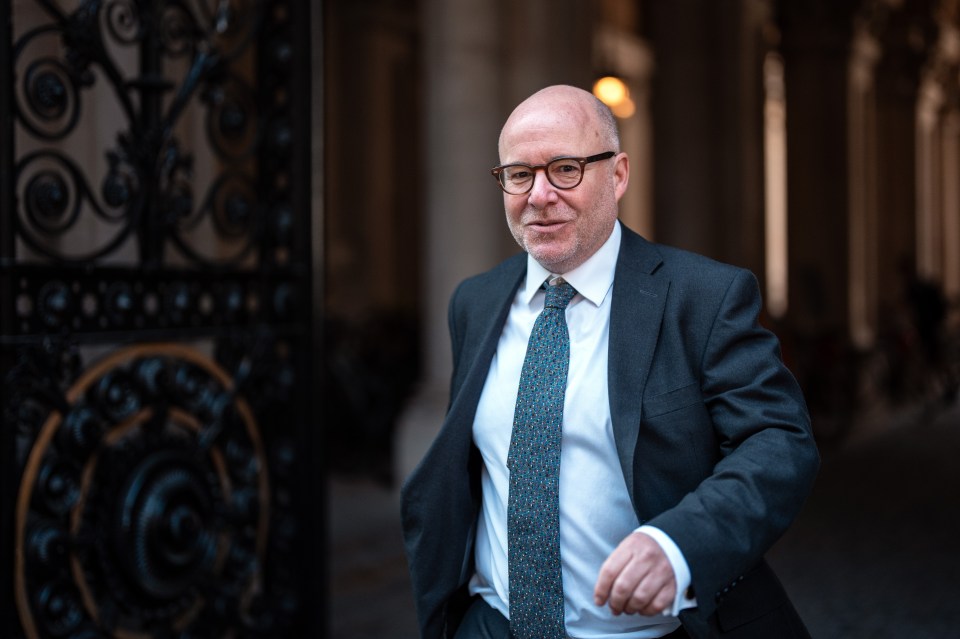 Richard Hermer, Attorney General, arriving at Downing Street.