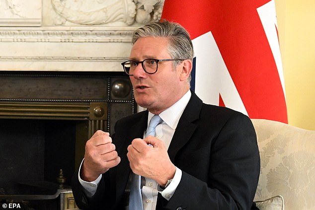 Sir Keir Starmer (pictured) was accused of ¿taking the public for fools¿ as he proposed an immigration crackdown ¿ after years of backing open borders