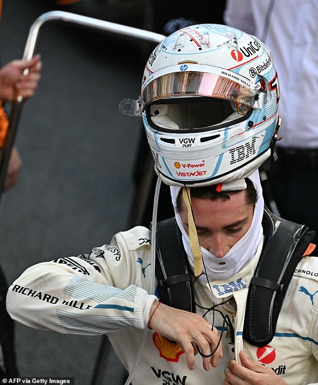 Monegasque Charles Leclerc could not win his home race for the second successive year